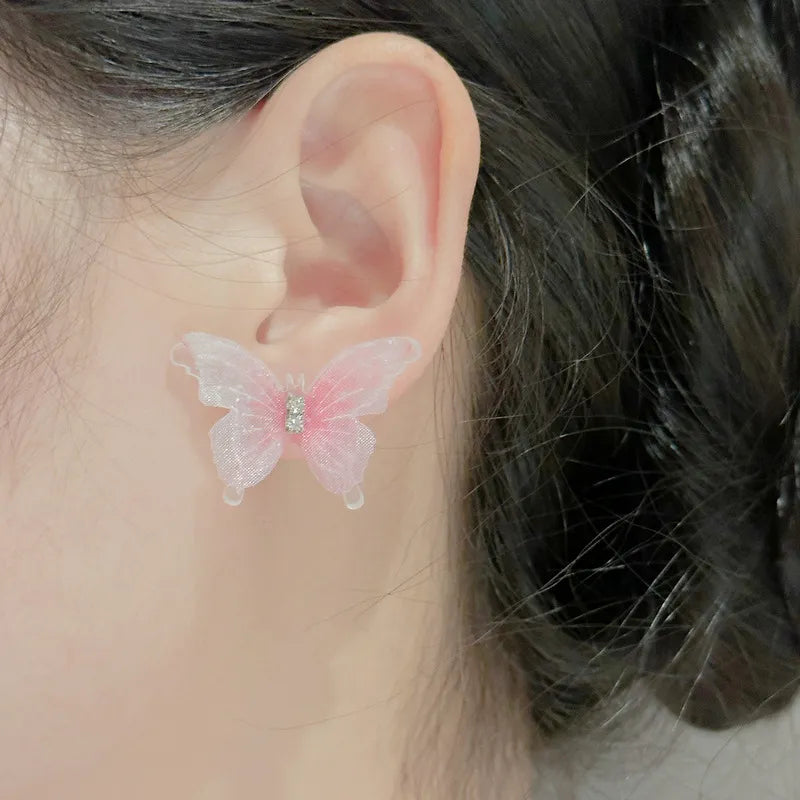 Zarcillos "Ethereal Butterfly" ETERNITY - Alas de Tul y Cristales