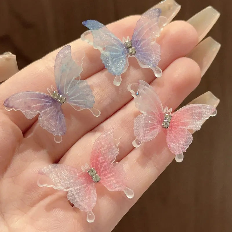 Zarcillos "Ethereal Butterfly" ETERNITY - Alas de Tul y Cristales