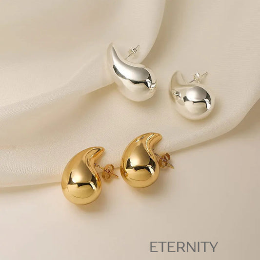 Set de Collar Pulsera y Zarcillos de Perlas con Cristales  Zarcillos Dorado Unica Acero Inoxidable  ETERNITY