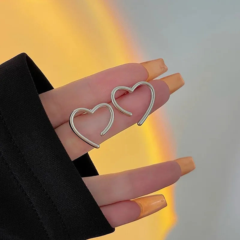 Argollas "Sweet Marble Heart" ETERNITY - Corazón Esmaltado Pastel