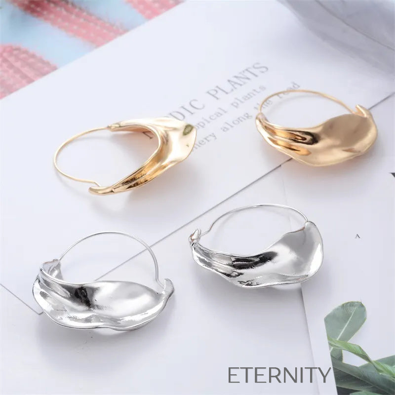 Collar Nacre Double Cascade Perlas  Zarcillos Dorado Unica Acero Inoxidable  ETERNITY
