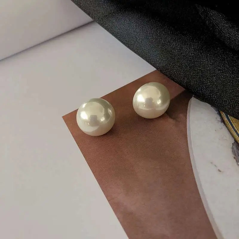 Argollas "Graceful Pearl" ETERNITY - Baño de Oro y Perla Pendiente