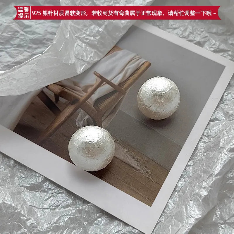 Argollas "Graceful Pearl" ETERNITY - Baño de Oro y Perla Pendiente
