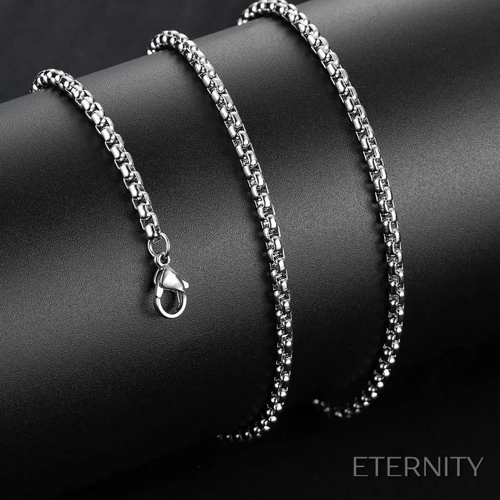 Collar de Cadena Cuadrada Estilo Hip Hop para Hombre - ETERNITY