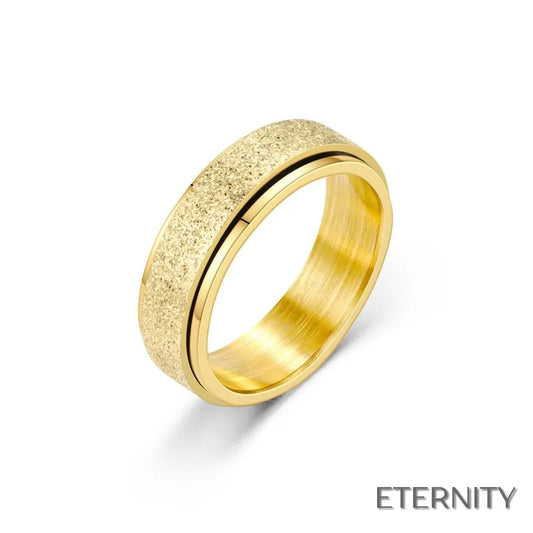 Anillo Anti-Estrés Unisex con Banda Giratoria- ETERNITY