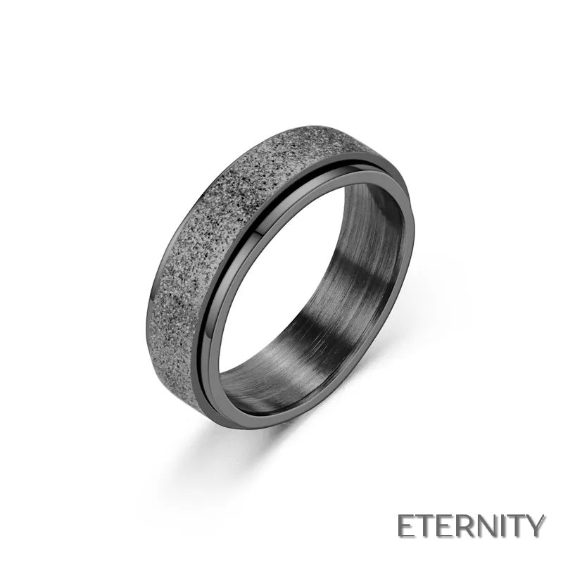 Anillo Anti-Estrés Unisex con Banda Giratoria- ETERNITY