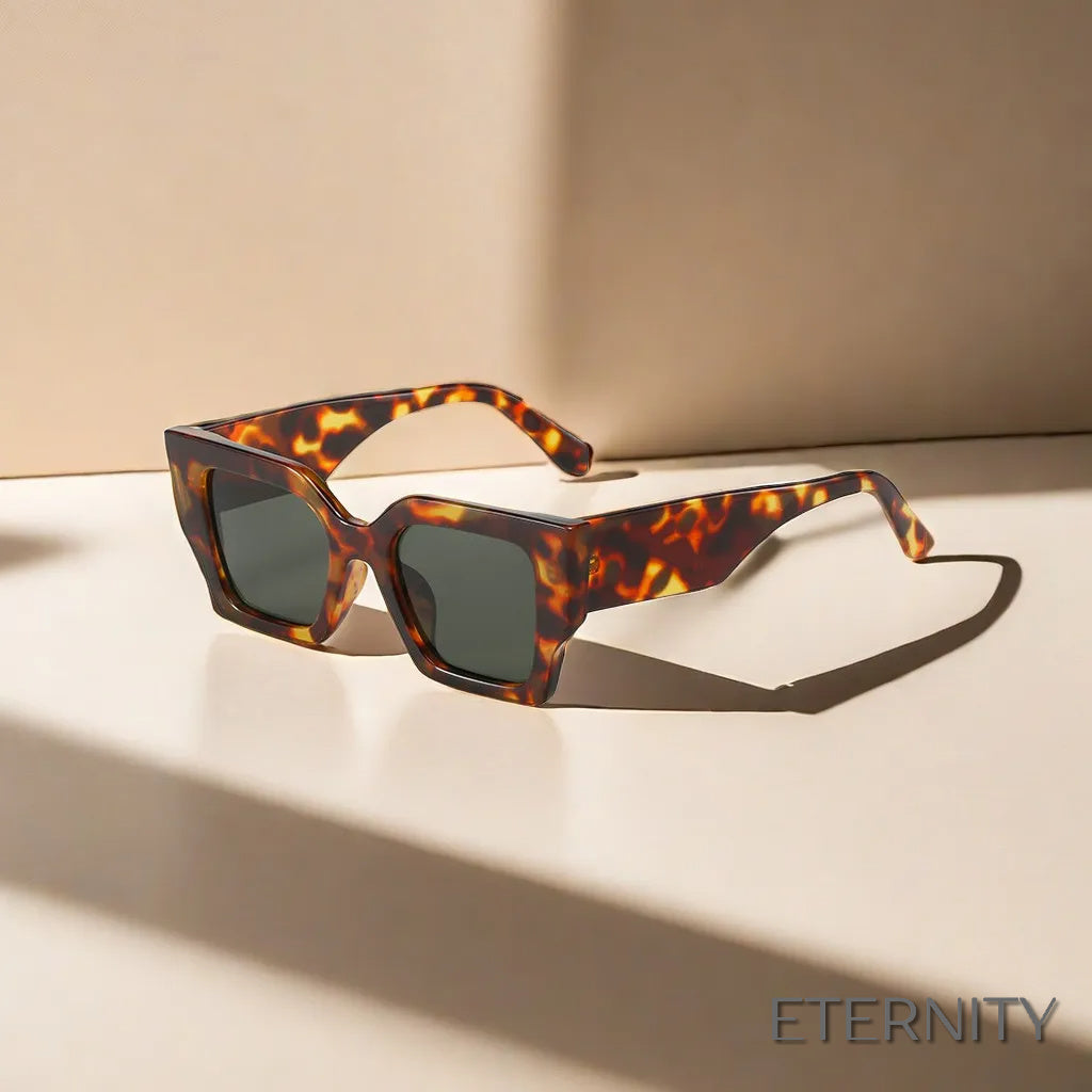 Elegantes Lentes de Sol para Mujer con Montura Gruesa Cuadrada y Lentes Protectoras - ETERNITY