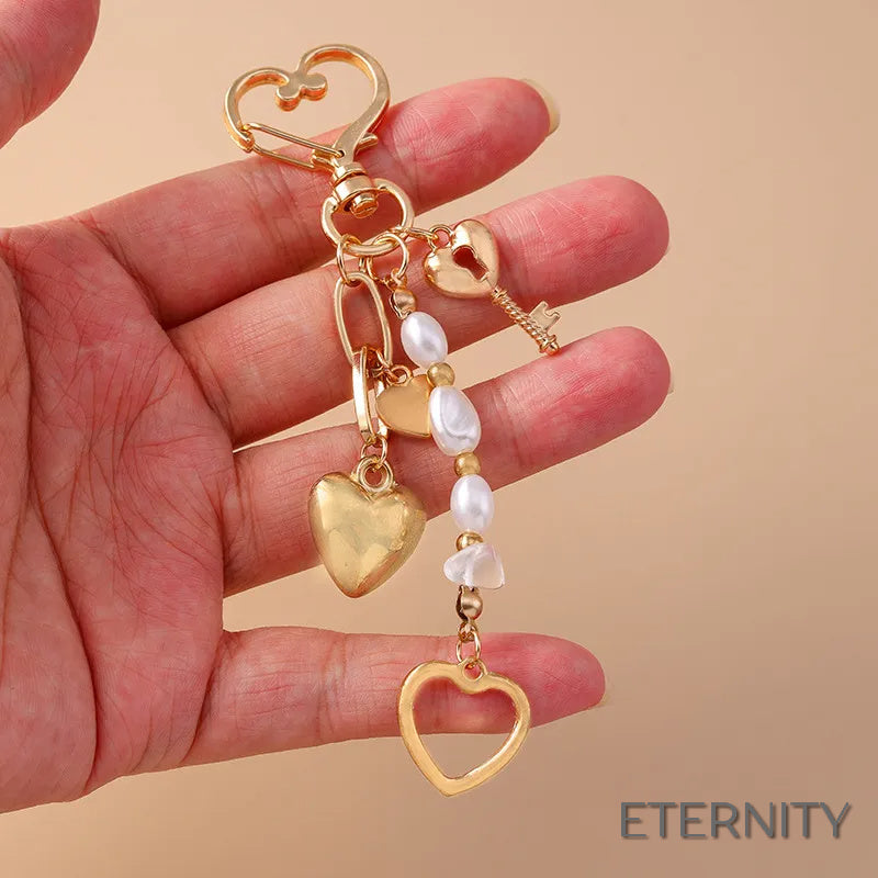 Llavero Creativo de Moda para Mujer con Estrella y Estrella de Mar