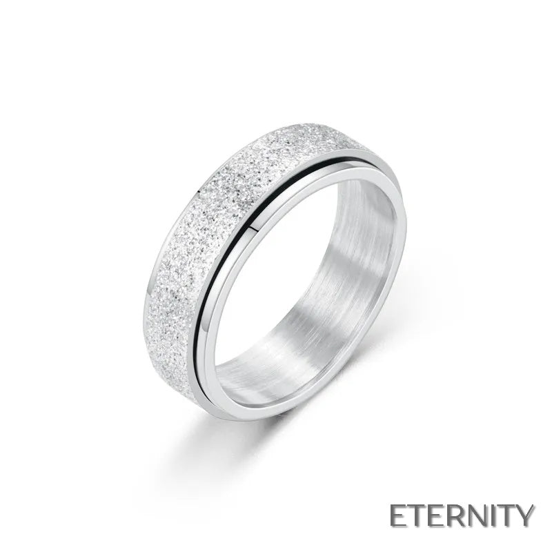 Anillo Anti-Estrés Unisex con Banda Giratoria- ETERNITY