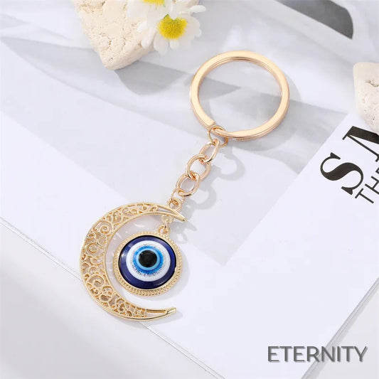 Amuleto Protector: Llavero Ojo Turco con Aleacion Creativa - ETERNITY