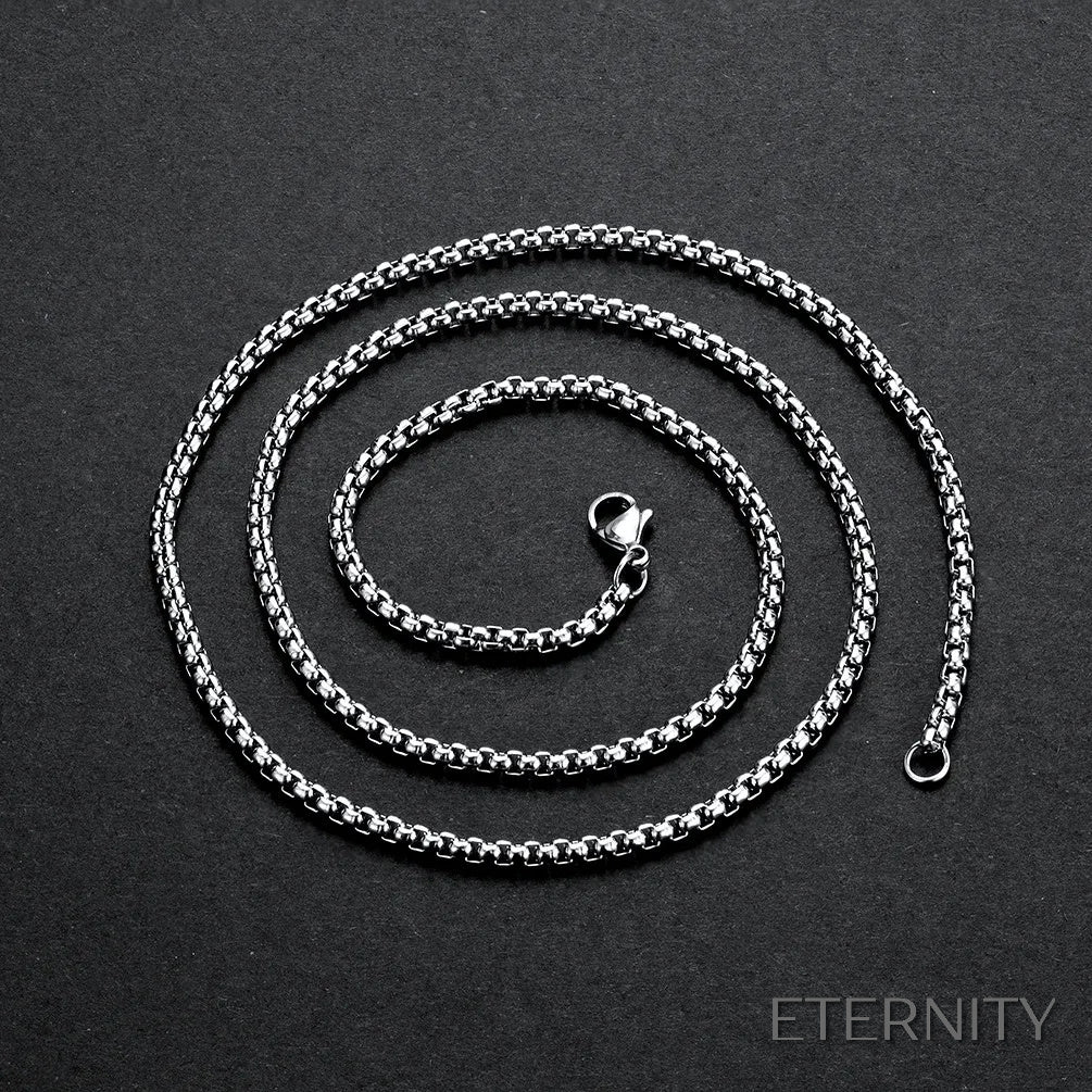 Collar de Cadena Cuadrada Estilo Hip Hop para Hombre - ETERNITY