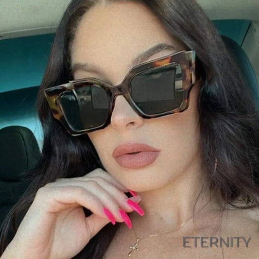 Elegantes Lentes de Sol para Mujer con Montura Gruesa Cuadrada y Lentes Protectoras - ETERNITY