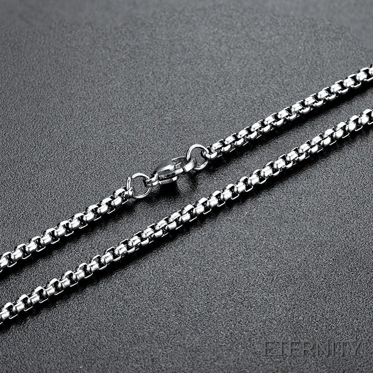 Collar de Cadena Cuadrada Estilo Hip Hop para Hombre - ETERNITY