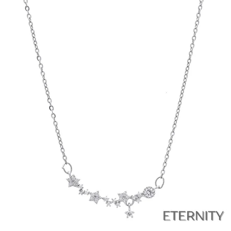 Dulce Cadena Femenino con Adornos Florales de Circonitas Brillantes - ETERNITY